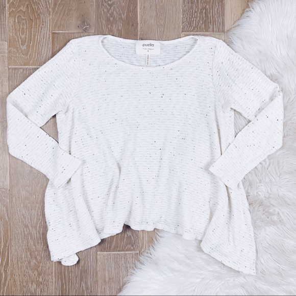 Anthropologie Tops - Anthropologie Speckled Swing Long Sleeve Top